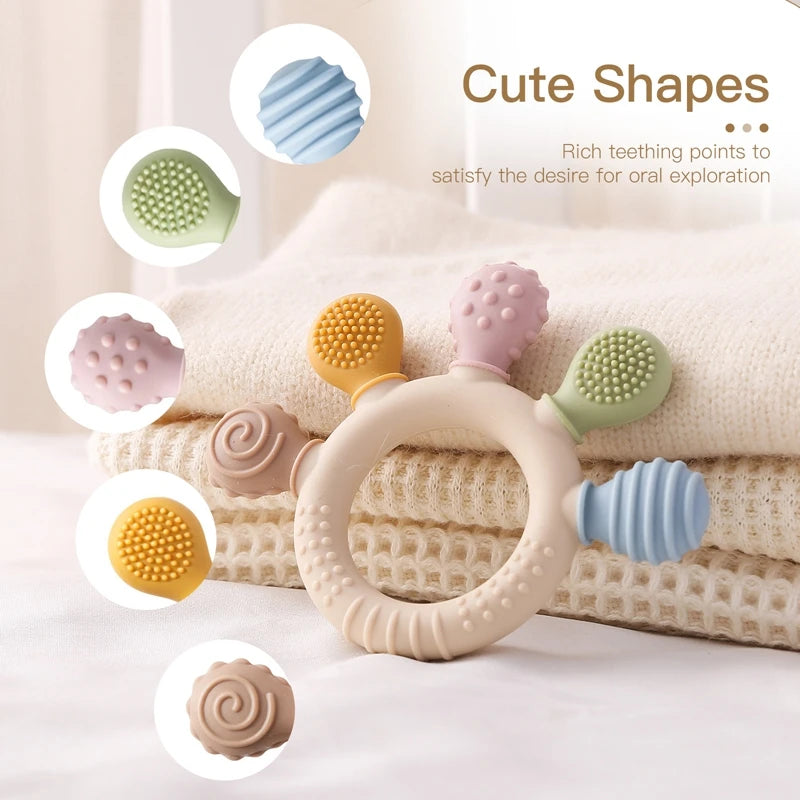 Stacking / teething ring toy