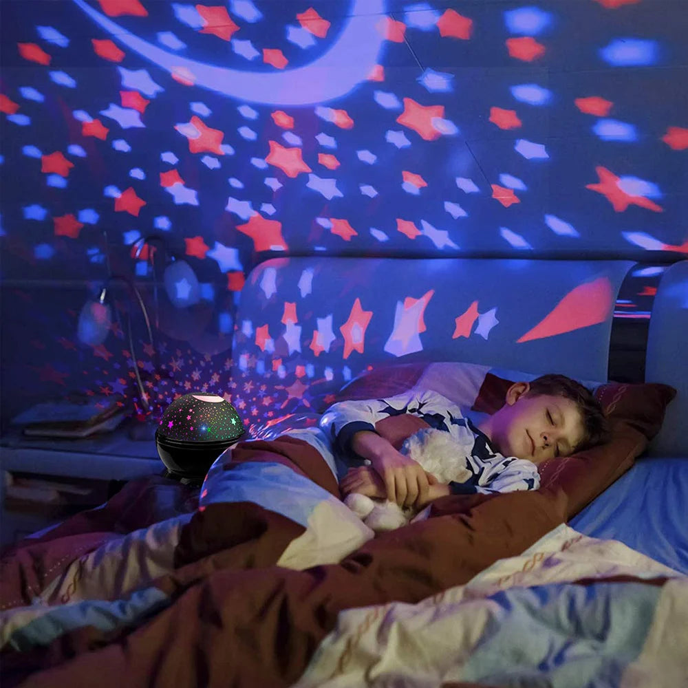 Star / galaxy night-light projector