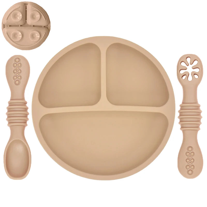 Suction bowl & plate set