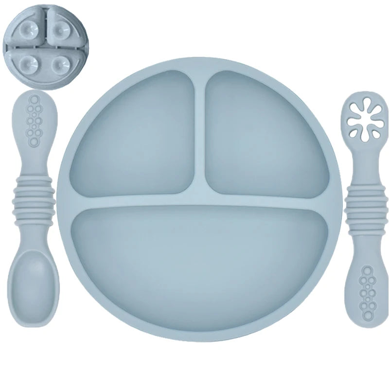 Suction bowl & plate set