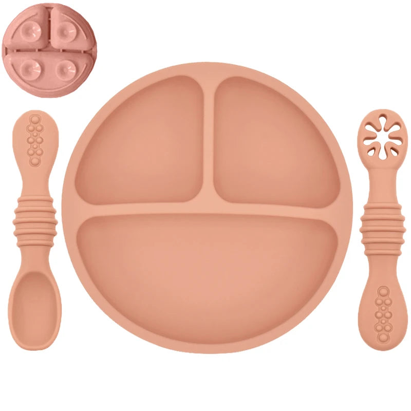 Suction bowl & plate set