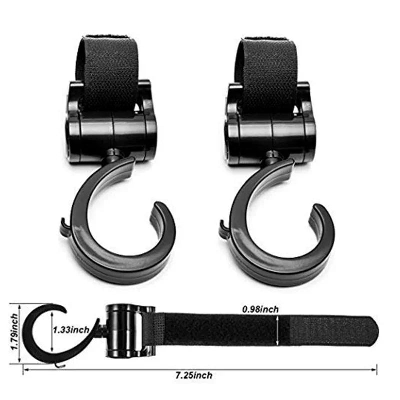 Stroller organizer + hooks