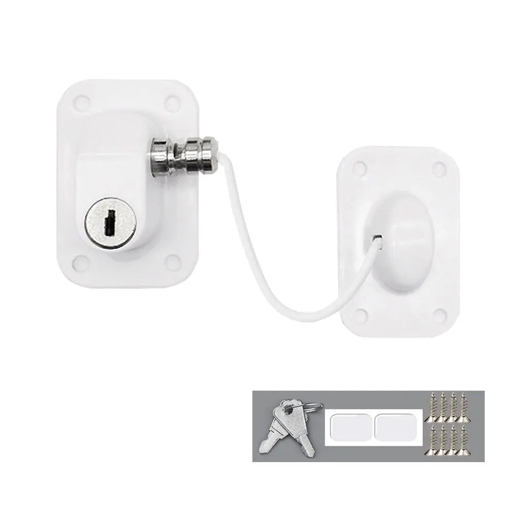 Cabinet & drawer safety lock set