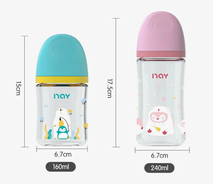 Anti-colic baby bottle set