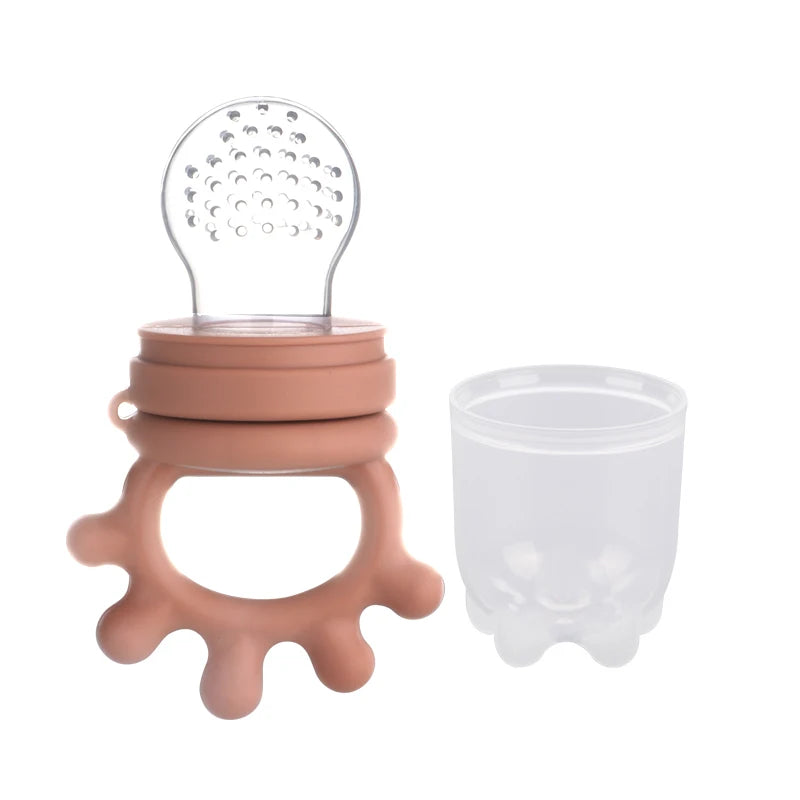 Silicone teether / fresh-food feeder