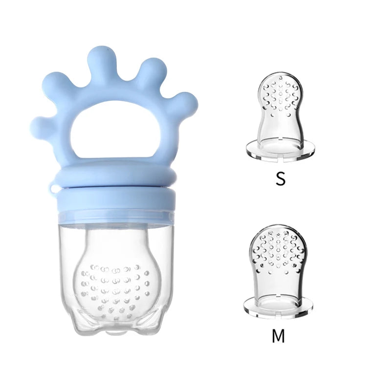 Silicone teether / fresh-food feeder