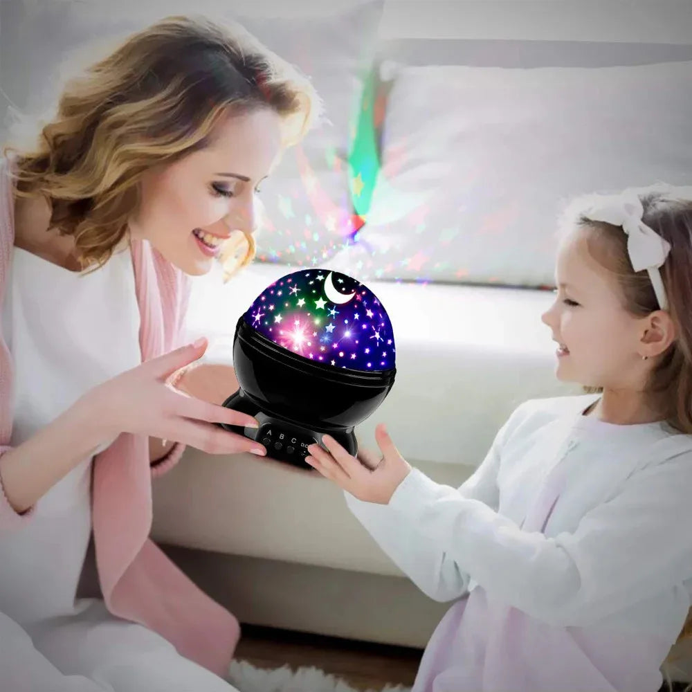 Star / galaxy night-light projector