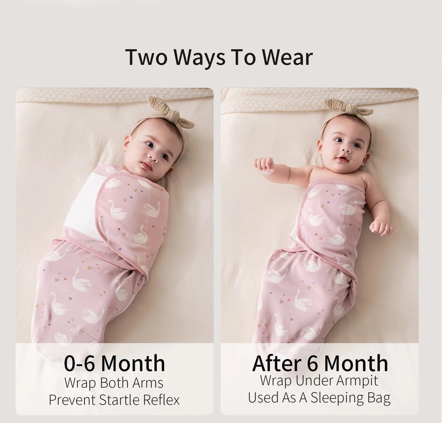 Baby swaddle / transition sleep sack
