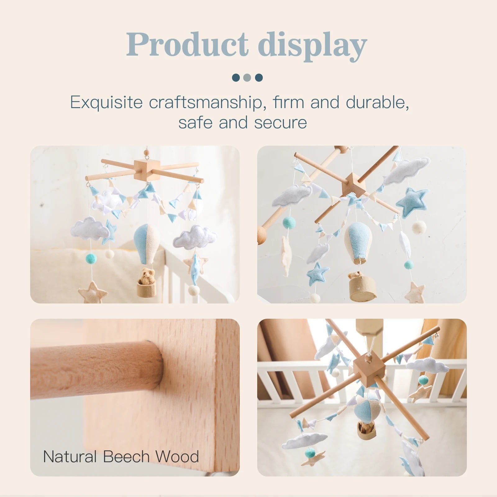 Crib soothing mobile